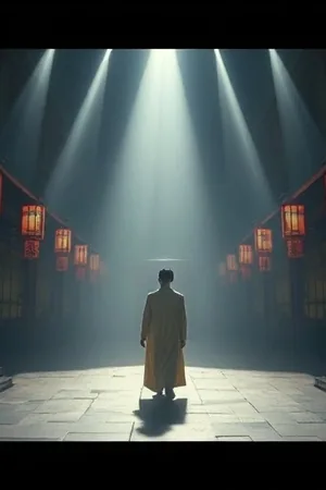 长夜列车封面：绿皮车厢过道里的行李与暖黄灯光